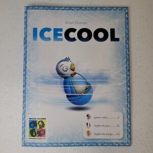 Brain Games ICECOOL Board Game‎ Instruction Manual Rulebook 2016
